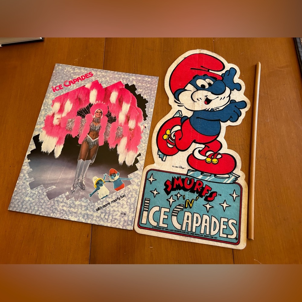 1983 ice capades smurfs collectables